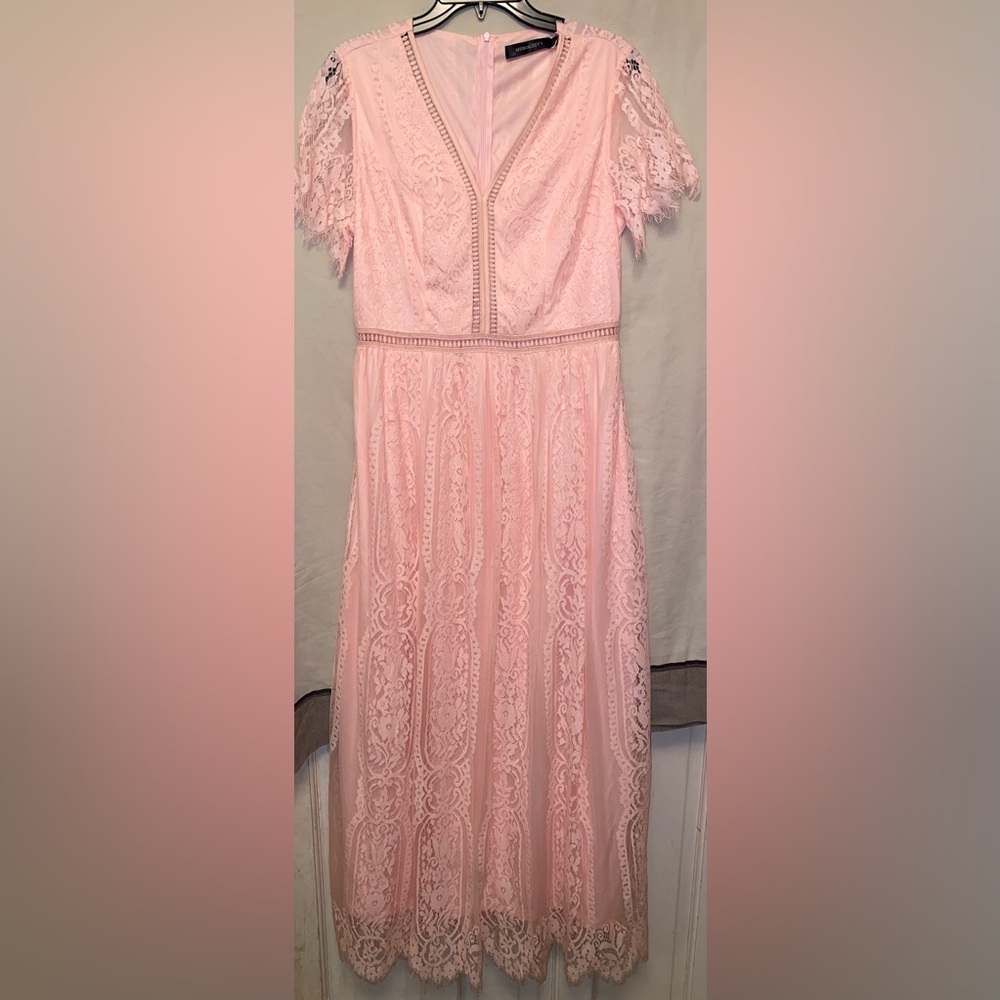 Pink Laced Dress